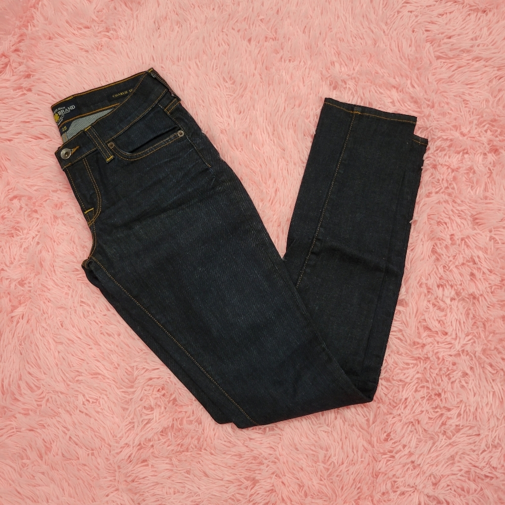 Lucky Brand Charlie Skinny Jeans, Size 0